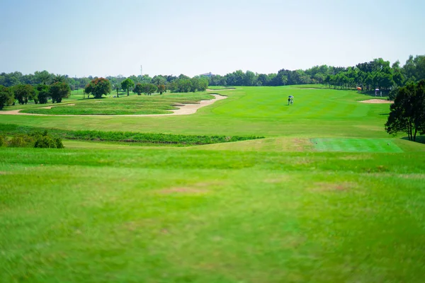 Golf Sport Grał Zewnątrz Korty Elity Społecznej — Zdjęcie stockowe