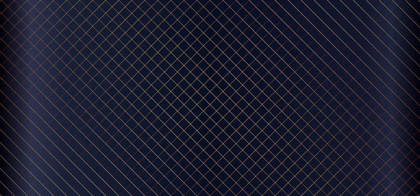 ブルーメタリックの背景高級スタイルにゴールデンライングリッドパターン ベクターイラスト — ストックベクタ