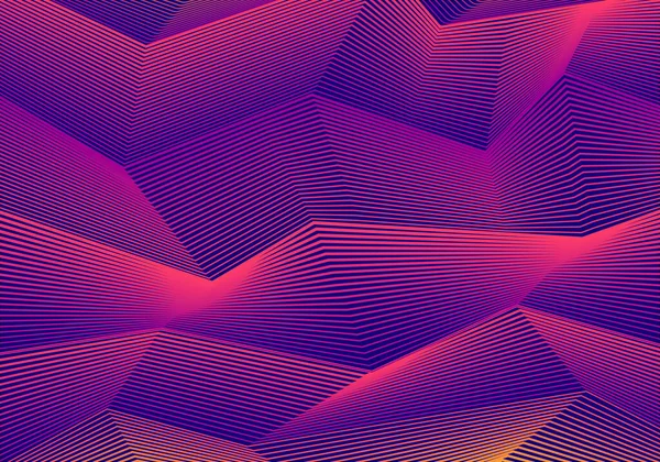 Αφηρημένες Ρίγες Οπτική Τέχνη Zigzag Γραμμές Μοτίβο Ζωντανό Φόντο Χρώμα — Διανυσματικό Αρχείο