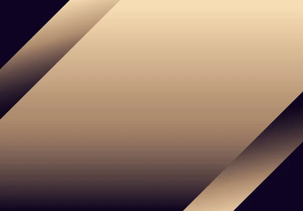 Абстрактна Витончена Мінімальна Діагональна Золота Смуга Темному Тлі Розкішного Стилю — стоковий вектор