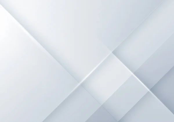 Abstract Template White Gray Squares Overlapping Layered Clean Artwork Design — Stockvector