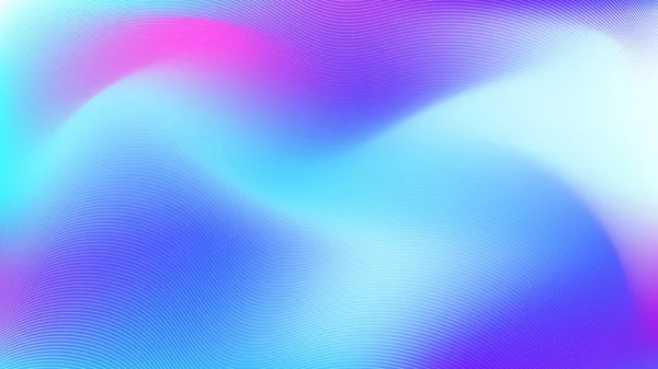 Abstract Art Vibrant Color Liquid Blurred Background Lines Wave Pattern — ストックベクタ