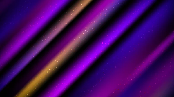 Illuminazione Colori Astratta Diagonale Neon Sfondo Nero Con Texture Spalmata — Vettoriale Stock