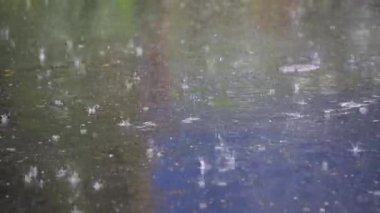 Asfalt yola bir fırtına düştü..