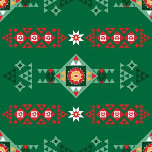 Mutlu Noeller, kusursuz yeni yıl. Tatil, kış, İskandinav arka planında klasik geyik, ağaç, top, kar tanesi, geometrik şekiller. Vektör düz resimleme