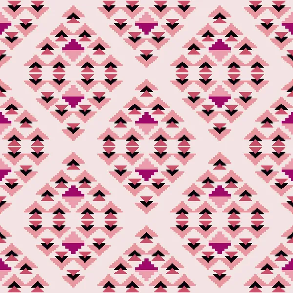 Kleurrijke Geweldige Tribal Boho Mexicaanse Geometrische Print Abstracte Naadloze Aztec — Stockvector