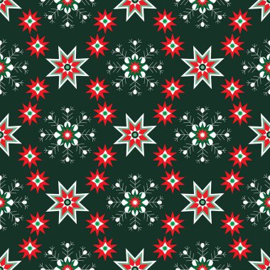 Mutlu Noeller. Ormanda geyiklerle kusursuz bir yeni yıl dilerim. Tatil kışı İskandinav arka planı klasik İskandinav geyiği, ağaç, top, kar tanesi, geometrik şekiller. Vektör düz resimleme