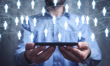 İş bağlantıları. Sosyal ağ. İletişim