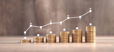 Masada bir yığın bozuk para var. İş için. Finans