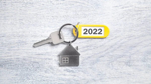 Klíč Domu Novým Rokem 2022 — Stock fotografie