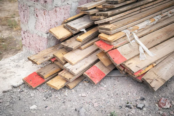 木製の板の山 — ストック写真
