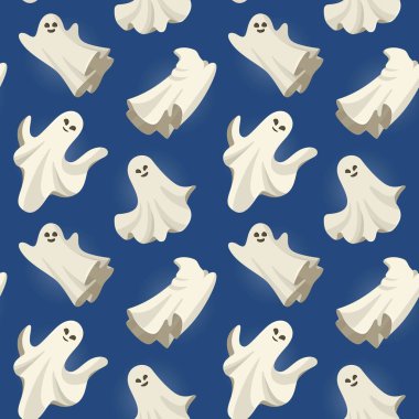 Creative vector pattern with ghost.