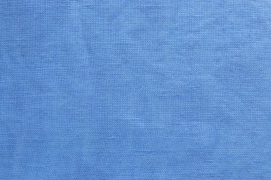 Periwinkle mavisi kumaş doku örneği. 2022 yılı için moda renk eğilimleri.