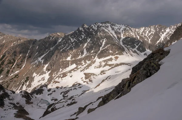 Paesaggio Degli Alti Tatra Vista Dal Sentiero Zawrat — Foto Stock