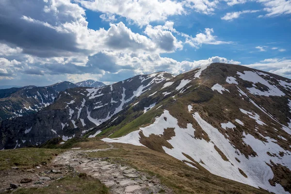 Wanderweg Rote Zinnen Westliche Tatra — Stockfoto