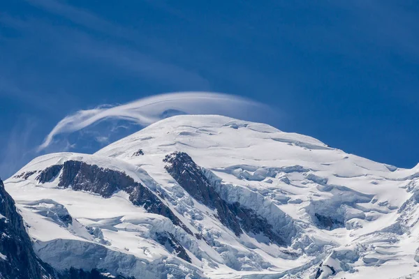 Mont Blanc Pico Más Alto Los Alpes — Foto de Stock