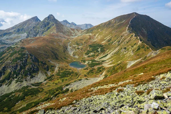 Hermosa Vista Sobre Valle Jamnicka Tatras Occidental Eslovaquia — Foto de Stock
