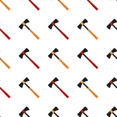 Ahşap saplı çelik baltalar, avlanmak için metal balta. Beyaz arka planda birçok özdeş balta içeren büyük kit baltası. Sahte baltalar erkek aksesuarları, hayatta kalmak için baltalar.