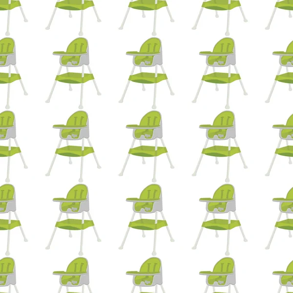 형형색색 어린이의 젖먹이가 의자를 설명해 십시오 레이아웃으로 구성된 그림높은 다리의 — 스톡 벡터