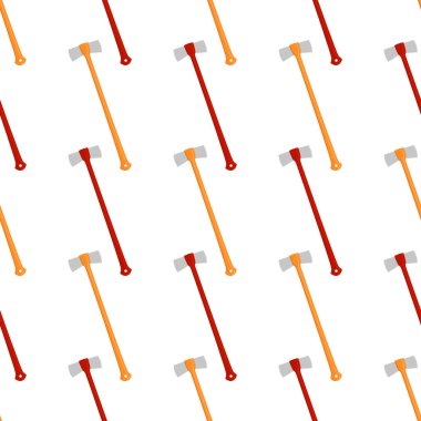 Ahşap saplı çelik baltalar, avlanmak için metal balta. Beyaz arka planda birçok özdeş balta içeren büyük kit baltası. Sahte baltalar erkek aksesuarları, hayatta kalmak için baltalar.