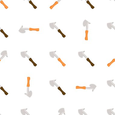 Ahşap saplı çelik baltalar, avlanmak için metal balta. Beyaz arka planda birçok özdeş balta içeren büyük kit baltası. Sahte baltalar erkek aksesuarları, hayatta kalmak için baltalar.