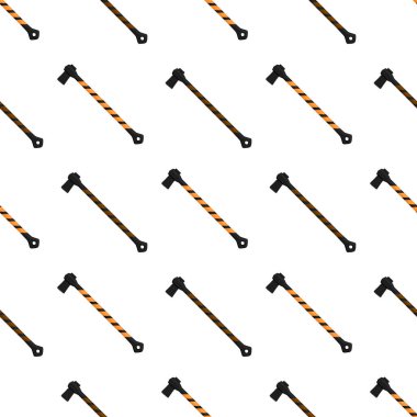 Ahşap saplı çelik baltalar, avlanmak için metal balta. Beyaz arka planda birçok özdeş balta içeren büyük kit baltası. Sahte baltalar erkek aksesuarları, hayatta kalmak için baltalar.