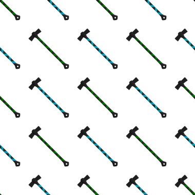 Ahşap saplı çelik baltalar, avlanmak için metal balta. Beyaz arka planda birçok özdeş balta içeren büyük kit baltası. Sahte baltalar erkek aksesuarları, hayatta kalmak için baltalar.