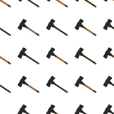 Ahşap saplı çelik baltalar, avlanmak için metal balta. Beyaz arka planda birçok özdeş balta içeren büyük kit baltası. Sahte baltalar erkek aksesuarları, hayatta kalmak için baltalar.