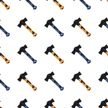 Ahşap saplı çelik baltalar, avlanmak için metal balta. Beyaz arka planda birçok özdeş balta içeren büyük kit baltası. Sahte baltalar erkek aksesuarları, hayatta kalmak için baltalar.