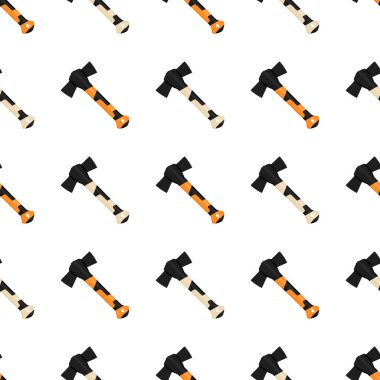 Ahşap saplı çelik baltalar, avlanmak için metal balta. Beyaz arka planda birçok özdeş balta içeren büyük kit baltası. Sahte baltalar erkek aksesuarları, hayatta kalmak için baltalar.