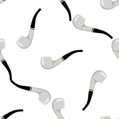 Tema üzerine resim birçok özdeş dikişsiz tip tütün için farklı boyutlarda sigara piposu tüttürür. Duman tütününün renk koleksiyonu aksesuarından oluşan boru deseni. Tütün piposu sağlığa zarar verir.