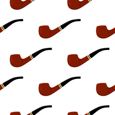 Tema üzerine resim birçok özdeş dikişsiz tip tütün için farklı boyutlarda sigara piposu tüttürür. Duman tütününün renk koleksiyonu aksesuarından oluşan boru deseni. Tütün piposu sağlığa zarar verir.