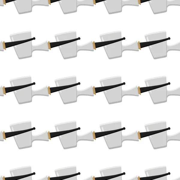 Ілюстрація Тему Багатьох Однакових Безшовних Типів Димових Труб Різного Розміру — стоковий вектор