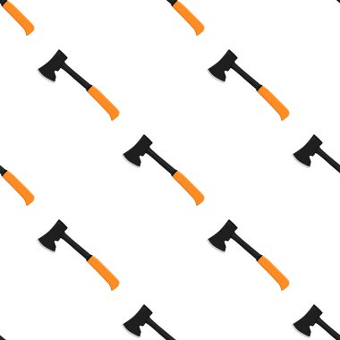 Ahşap saplı çelik baltalar, avlanmak için metal balta. Beyaz arka planda birçok özdeş balta içeren büyük kit baltası. Sahte baltalar erkek aksesuarları, hayatta kalmak için baltalar.