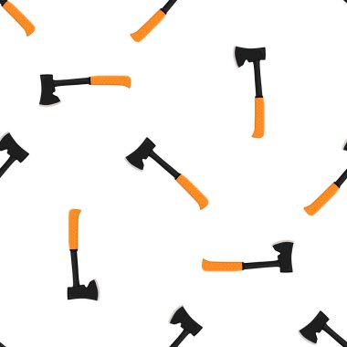 Ahşap saplı çelik baltalar, avlanmak için metal balta. Beyaz arka planda birçok özdeş balta içeren büyük kit baltası. Sahte baltalar erkek aksesuarları, hayatta kalmak için baltalar.