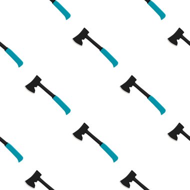 Ahşap saplı çelik baltalar, avlanmak için metal balta. Beyaz arka planda birçok özdeş balta içeren büyük kit baltası. Sahte baltalar erkek aksesuarları, hayatta kalmak için baltalar.