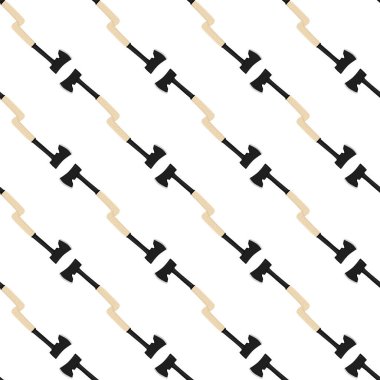 Ahşap saplı çelik baltalar, avlanmak için metal balta. Beyaz arka planda birçok özdeş balta içeren büyük kit baltası. Sahte baltalar erkek aksesuarları, hayatta kalmak için baltalar.