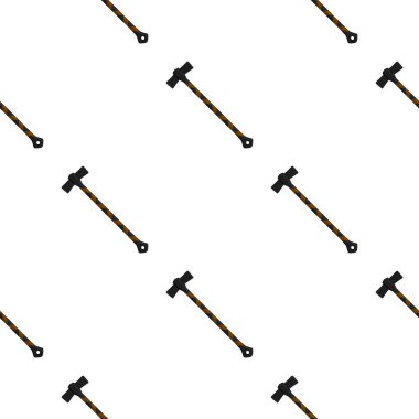 Ahşap saplı çelik baltalar, avlanmak için metal balta. Beyaz arka planda birçok özdeş balta içeren büyük kit baltası. Sahte baltalar erkek aksesuarları, hayatta kalmak için baltalar.