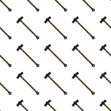 Ahşap saplı çelik baltalar, avlanmak için metal balta. Beyaz arka planda birçok özdeş balta içeren büyük kit baltası. Sahte baltalar erkek aksesuarları, hayatta kalmak için baltalar.