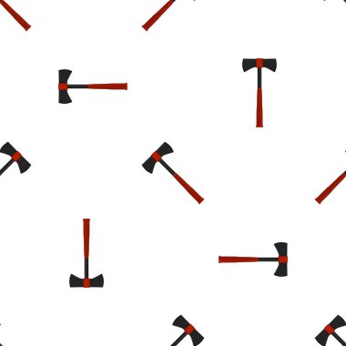 Ahşap saplı çelik baltalar, avlanmak için metal balta. Beyaz arka planda birçok özdeş balta içeren büyük kit baltası. Sahte baltalar erkek aksesuarları, hayatta kalmak için baltalar.