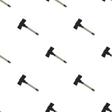 Ahşap saplı çelik baltalar, avlanmak için metal balta. Beyaz arka planda birçok özdeş balta içeren büyük kit baltası. Sahte baltalar erkek aksesuarları, hayatta kalmak için baltalar.