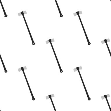 Ahşap saplı çelik baltalar, avlanmak için metal balta. Beyaz arka planda birçok özdeş balta içeren büyük kit baltası. Sahte baltalar erkek aksesuarları, hayatta kalmak için baltalar.