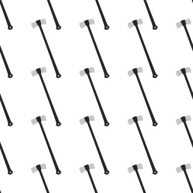 Ahşap saplı çelik baltalar, avlanmak için metal balta. Beyaz arka planda birçok özdeş balta içeren büyük kit baltası. Sahte baltalar erkek aksesuarları, hayatta kalmak için baltalar.