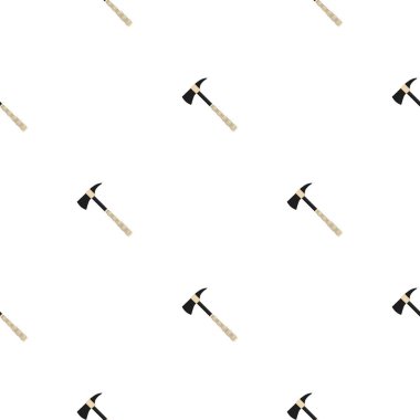 Ahşap saplı çelik baltalar, avlanmak için metal balta. Beyaz arka planda birçok özdeş balta içeren büyük kit baltası. Sahte baltalar erkek aksesuarları, hayatta kalmak için baltalar.