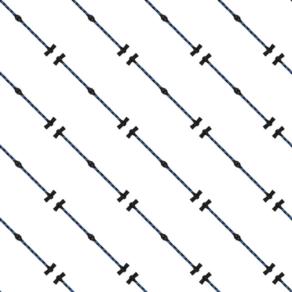 Illustration Sur Motif Thème Haches Acier Avec Manche Bois Hache — Image vectorielle