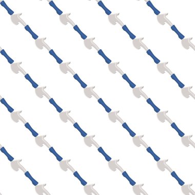 Ahşap saplı çelik baltalar, avlanmak için metal balta. Beyaz arka planda birçok özdeş balta içeren büyük kit baltası. Sahte baltalar erkek aksesuarları, hayatta kalmak için baltalar.