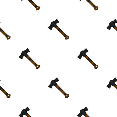 Ahşap saplı çelik baltalar, avlanmak için metal balta. Beyaz arka planda birçok özdeş balta içeren büyük kit baltası. Sahte baltalar erkek aksesuarları, hayatta kalmak için baltalar.