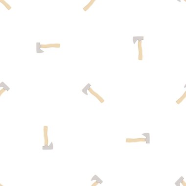 Ahşap saplı çelik baltalar, avlanmak için metal balta. Beyaz arka planda birçok özdeş balta içeren büyük kit baltası. Sahte baltalar erkek aksesuarları, hayatta kalmak için baltalar.