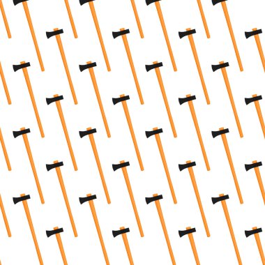 Ahşap saplı çelik baltalar, avlanmak için metal balta. Beyaz arka planda birçok özdeş balta içeren büyük kit baltası. Sahte baltalar erkek aksesuarları, hayatta kalmak için baltalar.