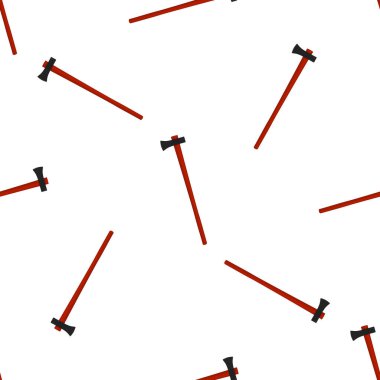 Ahşap saplı çelik baltalar, avlanmak için metal balta. Beyaz arka planda birçok özdeş balta içeren büyük kit baltası. Sahte baltalar erkek aksesuarları, hayatta kalmak için baltalar.